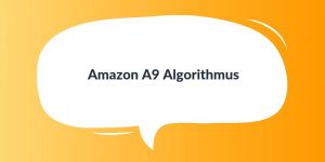 Amazon A9 Algorithmus