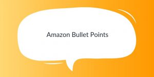 Amazon Bullet Points