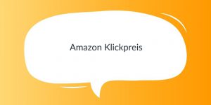 Amazon Klickpreis