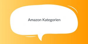 Amazon Kategorien